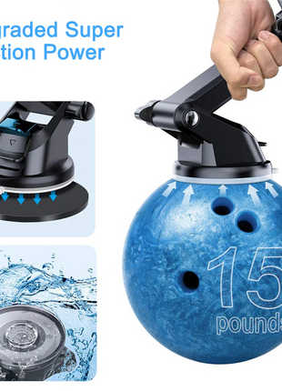 360° Universal Mount Holder Car Stand Windshield For Mobile Cell Phone Puce Gaia