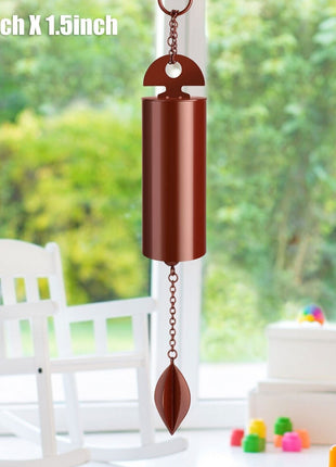 Large Deep Resonance Serenity Metal Bell Heroic Wind Chimes Outdoor Puce Gaia