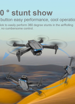 Drones Quadcopter 5G 4K GPS Drone X Pro with HD Dual Camera WiFi FPV Puce Gaia