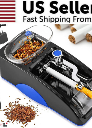 Cigarette Machine Automatic Electric Rolling Roller Tobacco Injector Puce Gaia