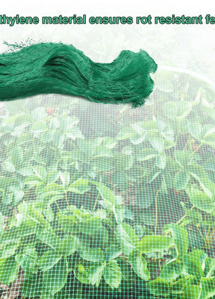 33FT Anti Bird Netting Pond Net Protection Tree Crops Plants Fruits Puce Gaia