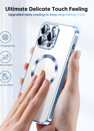 For Apple iPhone 14 13 12 11 Pro Max Case Mag Safe Magnetic Camera Puce Gaia
