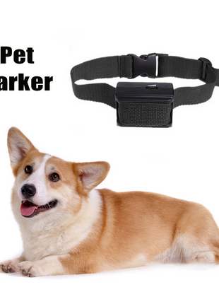 Automatic Anti Bark Barking Dog Shock Control COLLAR Device Small Puce Gaia