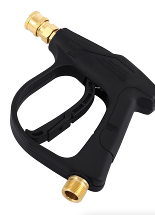 1/4" High Pressure Washer Gun 4000 PSI Car Wash Foam Spray Short Wand Puce Gaia