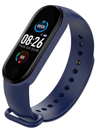 M4 Smart Watch Band Blood Pressure Bracelet Wristband Fitness Tracker Puce Gaia