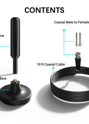 5600Miles Upgraded TV Antenna HDTV Amplified Digital 4K 1080P Long Puce Gaia