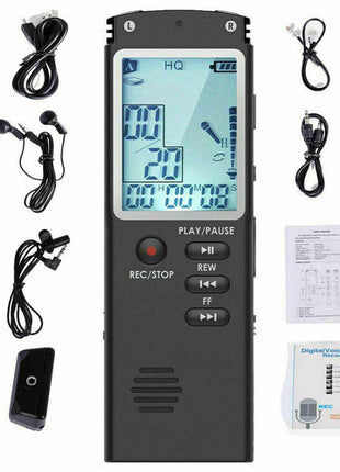 32G Voice Activated Mini Digital Sound Audio Recorder Dictaphone MP3 Puce Gaia