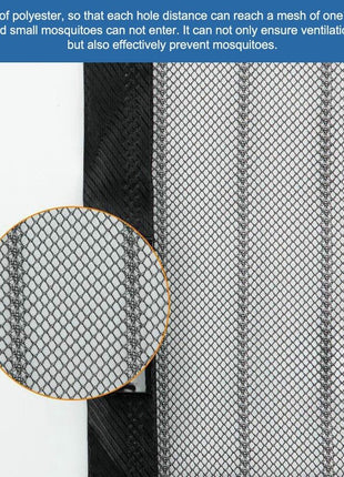 Magnetic Screen Door Mesh Curtain Durable Heavy Duty Mosquito Net Bug Puce Gaia