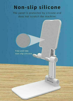Adjustable Cell Phone Tablet Stand Desktop Holder Mount Mobile Phone Puce Gaia