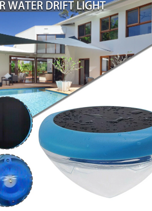 Solar LED RGB Light Outdoor Garden Pond Swimming Pool Floating Puce Gaia