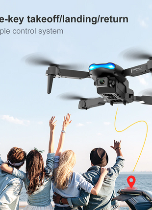Drones Quadcopter 5G 4K GPS Drone X Pro with HD Dual Camera WiFi FPV Puce Gaia