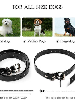 2600 FT Remote Dog Shock Training 2 Collar Set Rechargeable Waterproof Puce Gaia