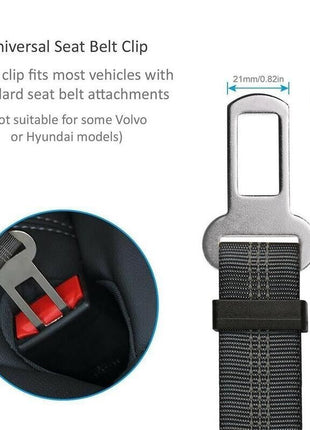 2 Pack Cat DOG PET Safety Seatbelt Car Vehicle Seat Belt Adjustable Puce Gaia