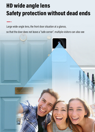 Wireless Security WiFi Smart Doorbell Intercom Video Camera Bell Chime Puce Gaia