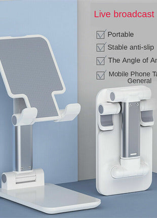 Adjustable Cell Phone Tablet Stand Desktop Holder Mount Mobile Phone Puce Gaia