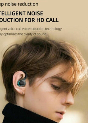 New Bluetooth 5.1 Headset Wireless Earbuds Earphones Stereo Headphones Puce Gaia
