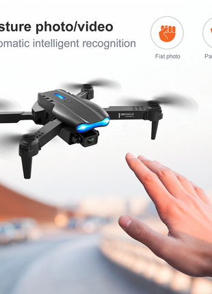 Drones Quadcopter 5G 4K GPS Drone X Pro with HD Dual Camera WiFi FPV Puce Gaia
