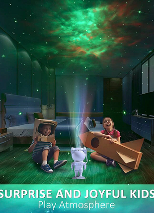 Astronaut Projector Galaxy Starry Sky Night Light Ocean Star LED Lamp Puce Gaia