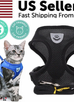 Cat Dog Pet Harness Adjustable Control Vest Dogs Reflective S M L XL Puce Gaia
