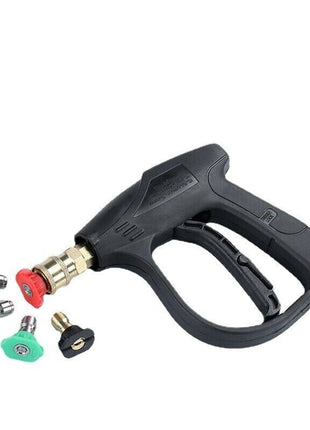 1/4" High Pressure Washer Gun 4000 PSI Car Wash Foam Spray Short Wand Puce Gaia
