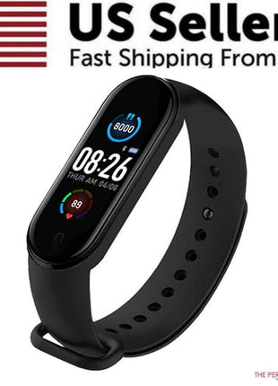 M4 Smart Watch Band Blood Pressure Bracelet Wristband Fitness Tracker Puce Gaia