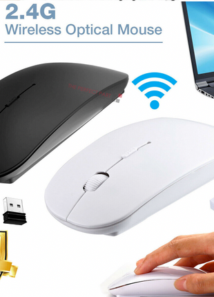 2.4GHz USB Wireless Optical Mouse Mice For Apple Mac Macbook Pro Air Puce Gaia