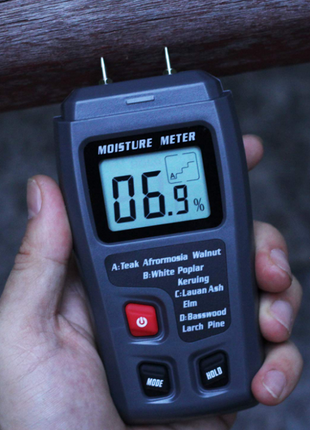 Digital LCD Wood Moisture Meter Detector Tester Wood Firewood Paper Puce Gaia