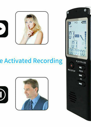 32G Voice Activated Mini Digital Sound Audio Recorder Dictaphone MP3 Puce Gaia