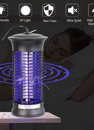 Electric Fly Gnat Killer Lamp Pests Fly Insect Trap Mosquito Bug Puce Gaia