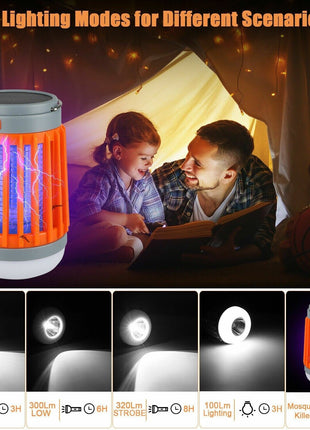 Solar USB Mosquito Killer Light Electronic Fly Bug Insect Zapper Trap Puce Gaia