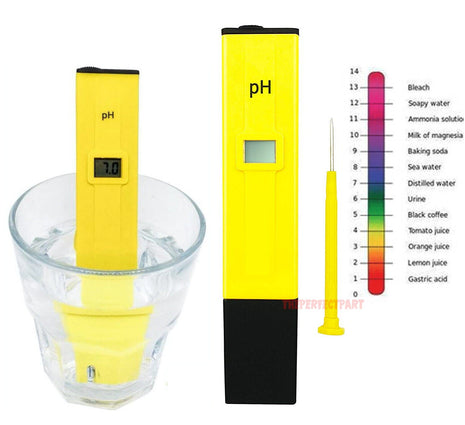 Digital Electric PH Meter LCD Tester Pocket Hydroponics Aquarium Water Puce Gaia