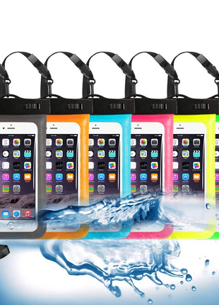 3 Pack Waterproof Floating Cell Phone Pouch Dry Bag Case Cover For Puce Gaia
