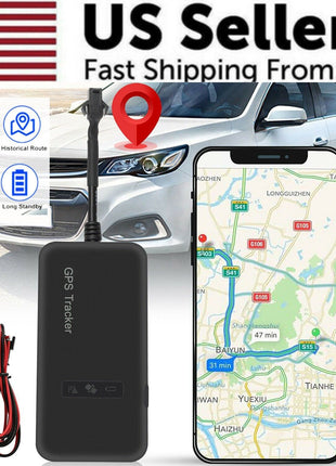 Real Time GPS Tracker Tracking Locator Device GPRS GSM Car/Motorcycle Puce Gaia