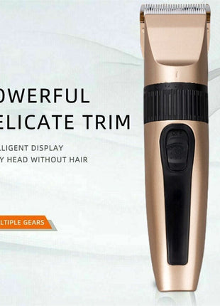 Professional Hair Clippers Trimmer Mens Barber Hair Cutting Kit Puce Gaia