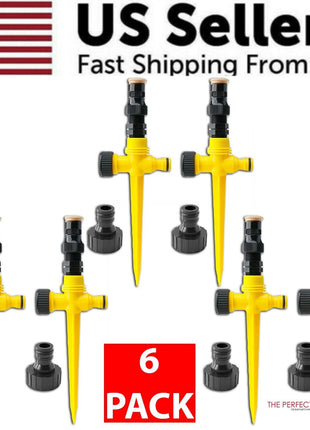 360° Rotation Auto Irrigation System Garden Lawn Sprinkler Patio Save Puce Gaia