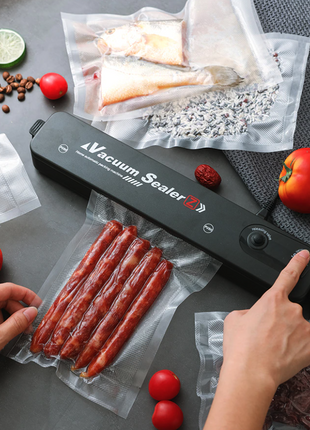 Vacuum Sealer Machine Food Preservation Storage Saver Automatic With Puce Gaia