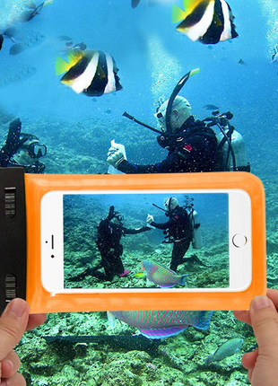 3 Pack Waterproof Floating Cell Phone Pouch Dry Bag Case Cover For Puce Gaia