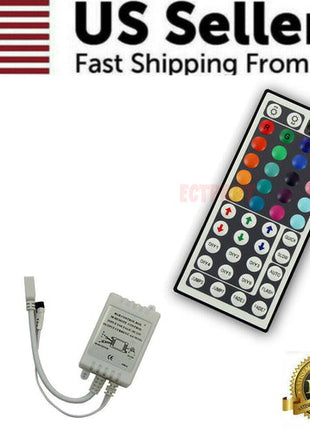 32FT LED SMD Strip Light Flexible 3528 RGB Remote Fairy Lights Room TV Puce Gaia