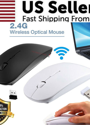 2.4GHz USB Wireless Optical Mouse Mice For Apple Mac Macbook Pro Air Puce Gaia