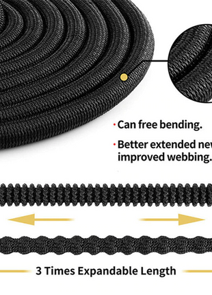 4X Stronger Deluxe Expandable Flexible Garden Hose Water Hose 25, 50, SPOCKET US