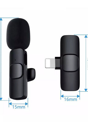 Lavalier Microphone Wireless Audio Video Recording Mini Mic For Puce Gaia