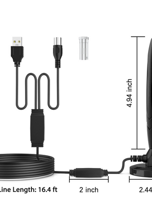 5600Miles Upgraded TV Antenna HDTV Amplified Digital 4K 1080P Long Puce Gaia