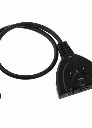 3 Port HDMI Splitter Cable 1080/4K Switch Switcher HUB Adapter for Puce Gaia