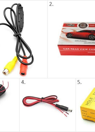 Car Rear View Reverse Camera Parking Backup Cam HD Night Vision Puce Gaia