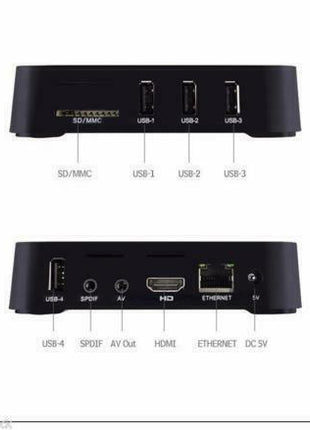 MXQ Pro 4K Ultra HD 64Bit Wifi Android 7.1 Quad Core Smart TV Box Puce Gaia