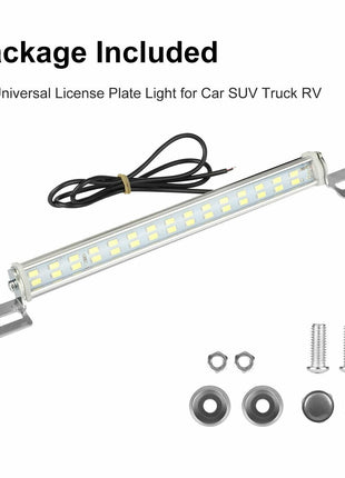 Universal License Plate LED Back Up Light for Car SUV Truck RV 6000K Puce Gaia