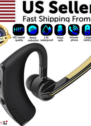Bluetooth Earpiece Wireless Headset Noise Cancelling Headphones Driver Puce Gaia