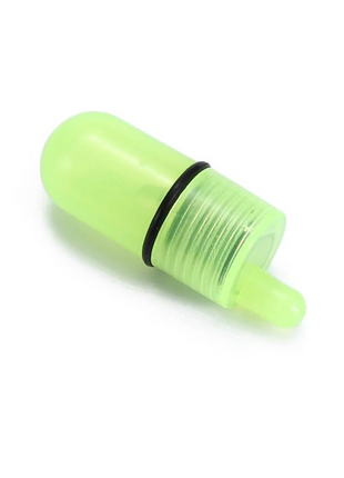 10/40 PC LED Night Fishing Bite Bait Alarm 2 Bells Light Rod Tip Clip Puce Gaia