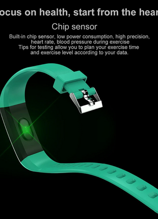 Fitness Smart Watch Activity Tracker Heart Rate For Women Men Oxygen Puce Gaia