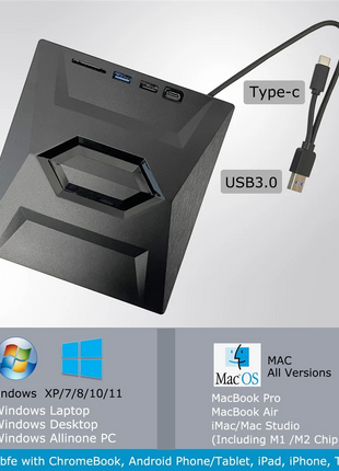 External CD DVD Drive USB 3.0 Writer Burner Player for PC Laptop Puce Gaia